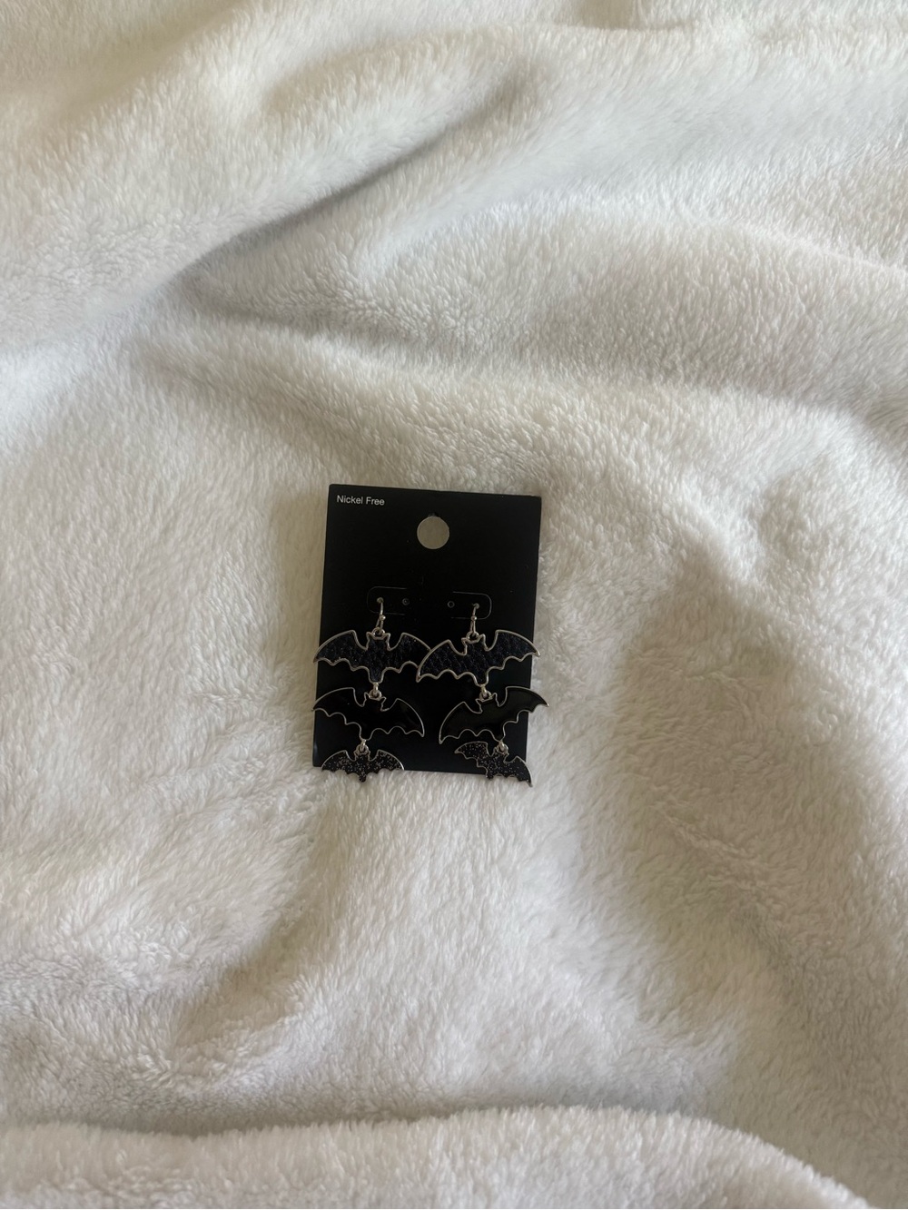 Target Black Bat Dangle Earrings